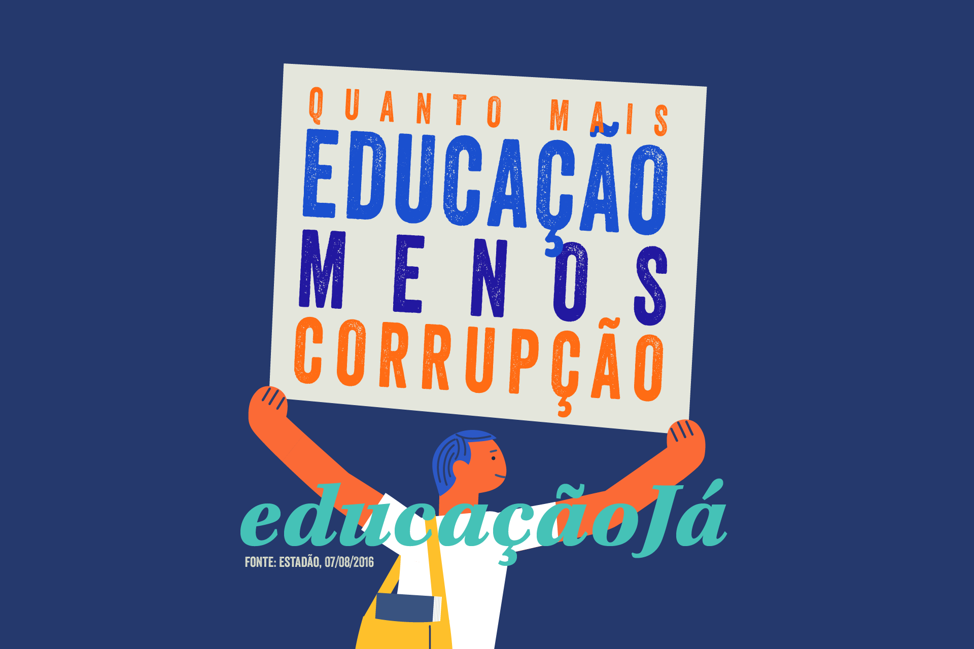 Quanto maior o nível de educação de uma nação menor a tolerância à corrupção