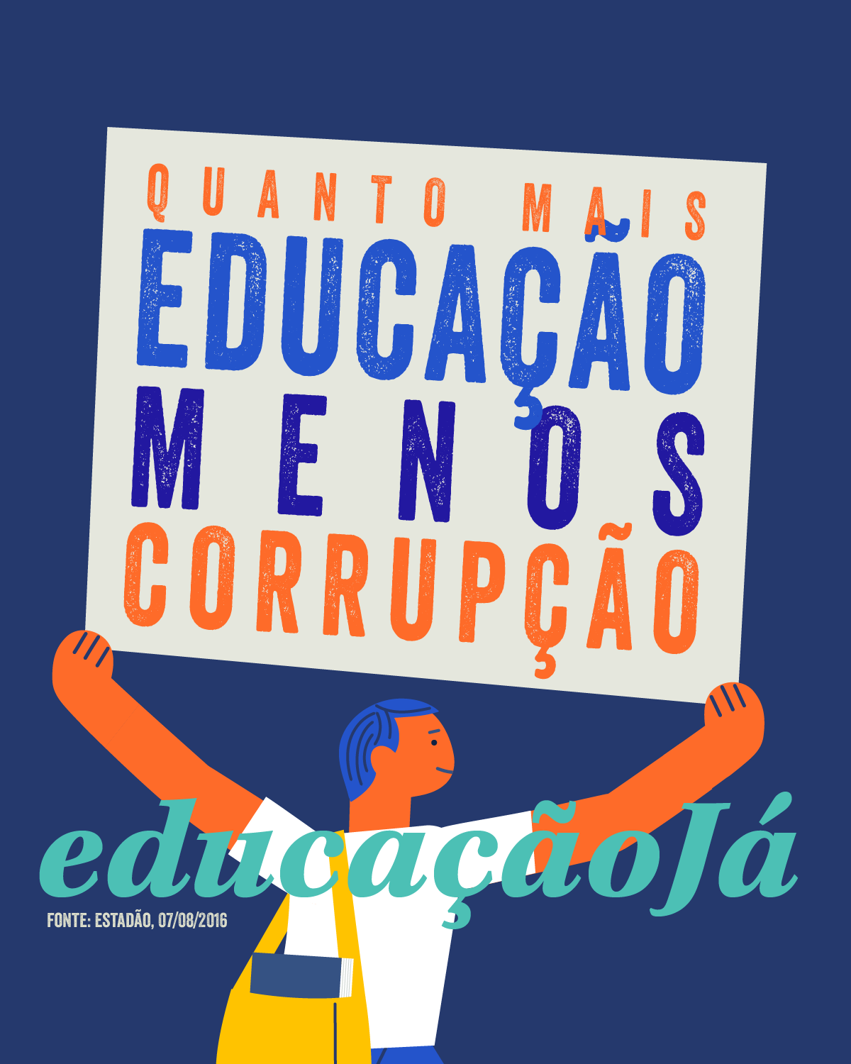 Quanto maior o nível de educação de uma nação menor a tolerância à corrupção
