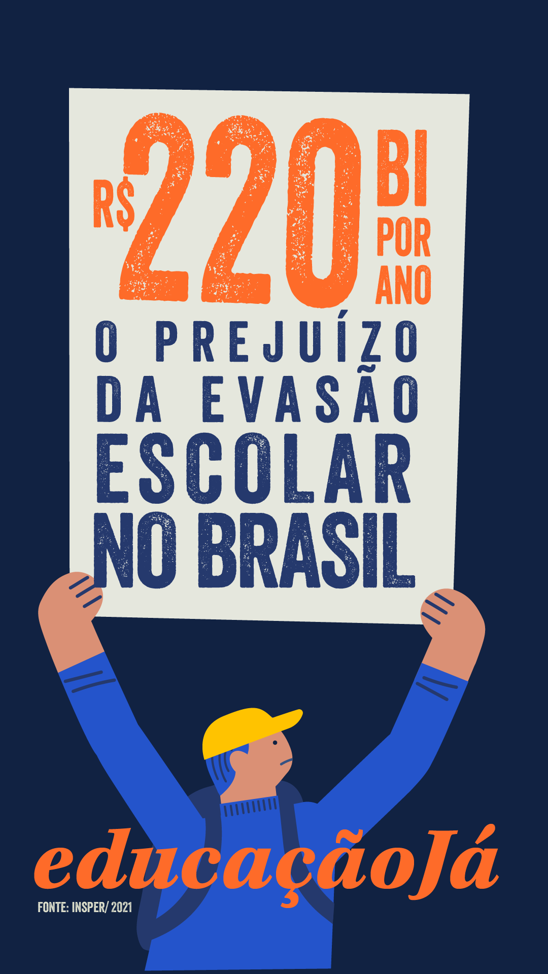 Prejuízos causados pela evasão escolar no Brasil chegam a R$220 bilhões por ano