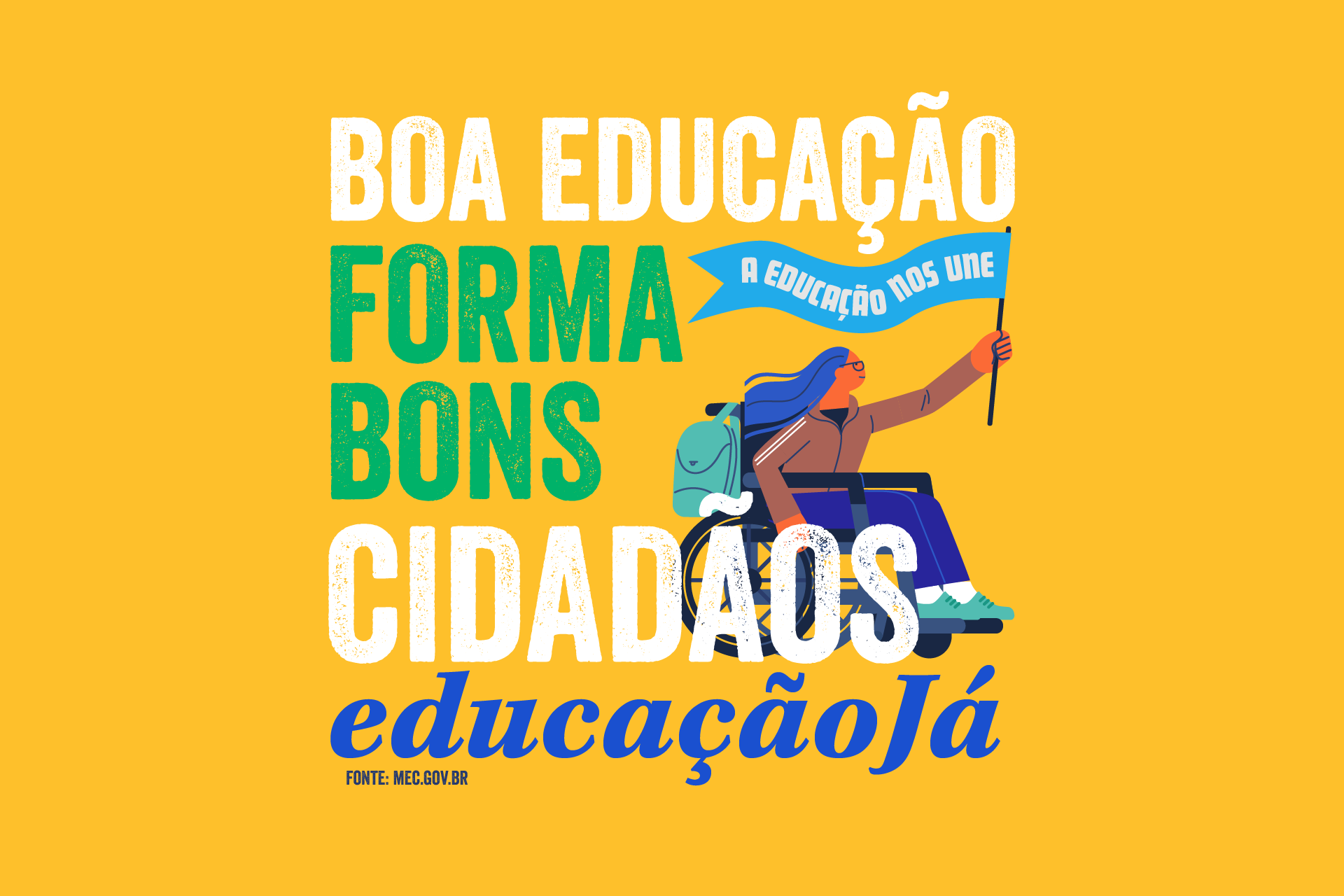 Boa educação forma bons cidadãos