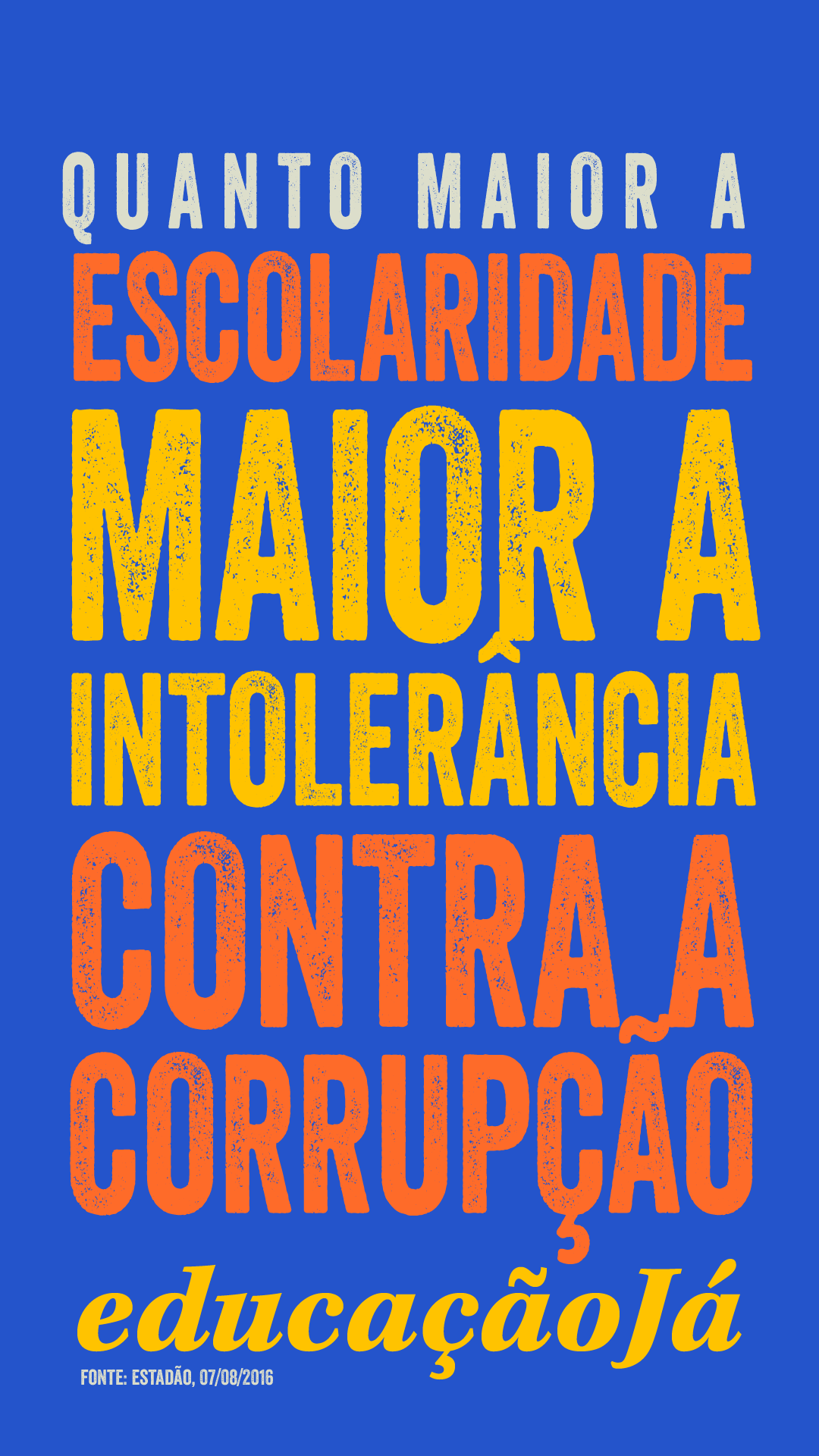 Quanto menos escolarizado, mais o brasileiro tolera a corrupção