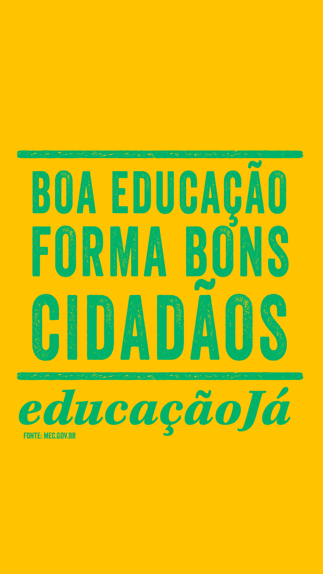 Educação de qualidade forma cidadãos conscientes